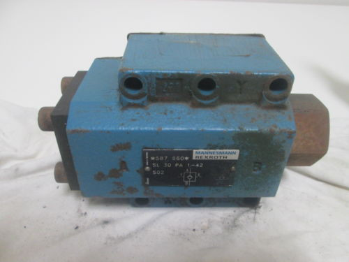 REXROTH 587560 SL30PA 1-42 HYDRAULIC VALVE AS PICTURED