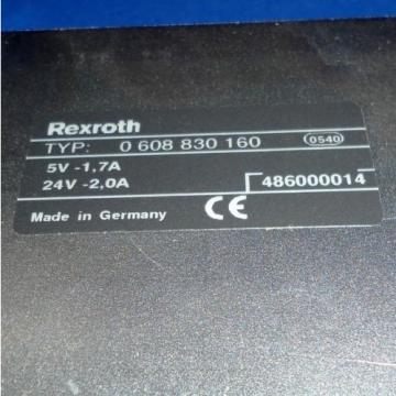 REXROTH Germany Russia SE301 TIGHTENING CONTROLLER 0 608 830 160 *kjs*