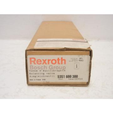 REXROTH BOSCH 5351 600 300 Origin BALANCING VALVE 5351600300