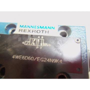 REXROTH Mexico Korea 4WEGD60/EG24N9K4 DIRECTIONAL VALVE *USED*