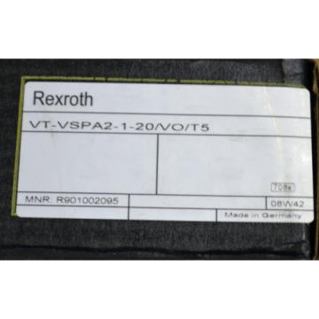 REXROTH Mexico India VT-VSPA2-1-20/VO/T5 MANNESMANN MNR: R901002095 NEU OVP VERSCHWEISST