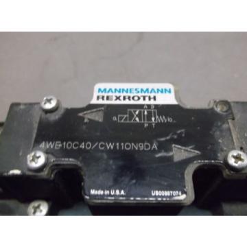 Rexroth 4WE10C40/CW11ON9DA Hydraulic Valve