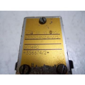 REXROTH M-4SE10D20/630G24NZ4/V/5 CONTROL VALVE USED