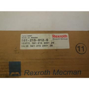 NEW Italy Greece REXROTH 581-215-012-0 SOLENOID 5812150120