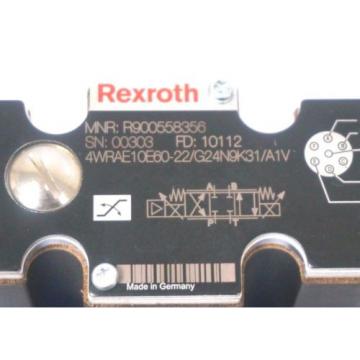 Origin REXROTH 4WRAE10E60-22/G24N9K31/A1V CONTROL VALVE R900558356