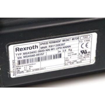 NEW Russia Japan REXROTH R911306387 PERMANENT MAGNET SERVO MOTOR MSK040C-0600-NN-M1-UP0-NNNN