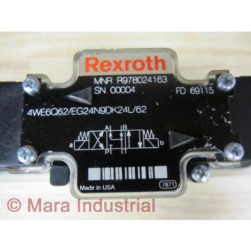 Rexroth Japan Egypt Bosch R978024163 Valve 4WE6Q62/EG24N9DK24L/62 - New No Box