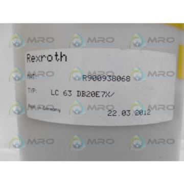 REXROTH Italy Germany R900938068 LC63DB20E7X LOGIC CARTRIDGE *NEW NO BOX*