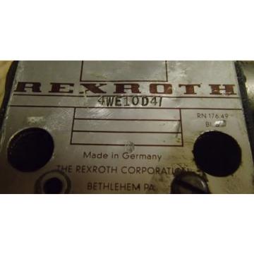 Rexroth Mexico Mexico 4WE10D4 Directional Control Valve _ 4WE1OD4