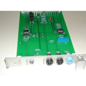 Process Australia India Equipment Co VCR6  Control Board Used Nice Rexroth (C42)