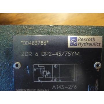 origin Rexroth R900483786 ZDR 6 DP2-43/75YM ZDR6DP2-43/75YM Valve