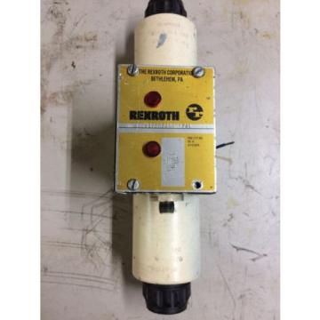 REXROTH Canada Egypt VALVE 4WE10E31/CG24N9DK24L USE AND REMOVED WORKING