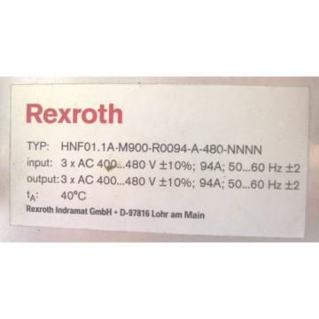REXROTH USA Korea BOSCH   SERVO DRIVE   HNF01.1A-M900-R0094-A-480-NNNN    60 Day Warranty!