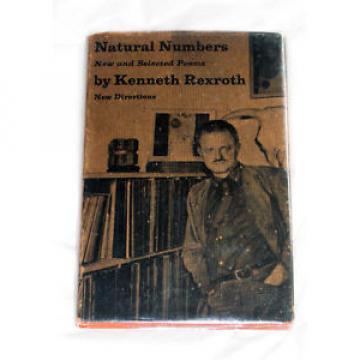 NATURAL Korea Canada NUMBERS New Selected Poems KENNETH REXROTH 1963 hardcover OOP Directions