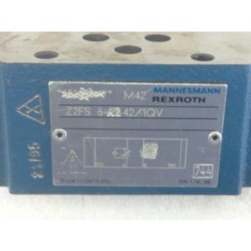 NEW! France Italy  REXROTH Z2FS-6-A2-42/1QV  HYD THROTTLE CHECK VALVE  FAST SHIP!!! (A139)