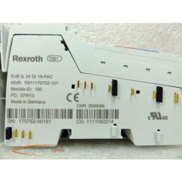 Rexroth Greece USA R-IB IL 24 DI 16-PAC Modul R911170752-101 &gt; ungebraucht! &lt;