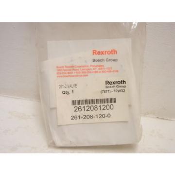 REXROTH BOSCH 261-208-120-0 Origin 261-2 PNEUMATIC VALVE 2612081200