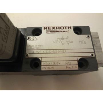 Origin REXROTH 4-WE-6-D52/BG24NZ4 DIRECTIONAL VALVE 4WE6D52BG24NZ4