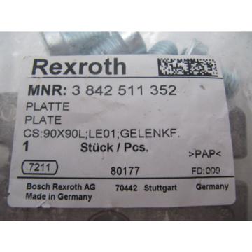 (NEW) France china Bosch Rexroth 90X90 Extrusion End Plate CS:90X90L;LE01;GELENKF 3842511352
