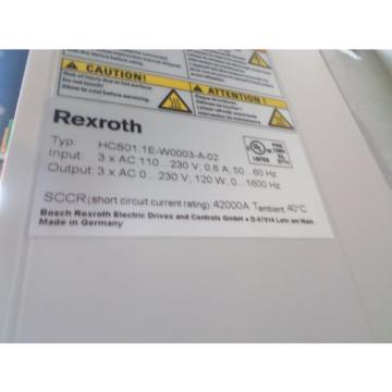 Rexroth Australia India IndraDrive Cs HCS01-1E-W0003-A-02