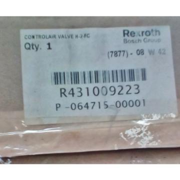 Rexroth ControlAir Valve Model H-2-FC R431009223 P-064715-00001