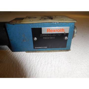 Rexrtoh ZDR6DA2-43/75Y Hydraulic Pressure Reducing Valve