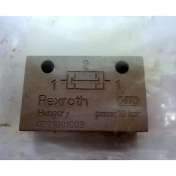 Origin Rexroth Twin pressure valves 0821001003 , Pmax: 10bar