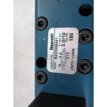 Rexroth Australia Germany Ceram Solenoid Valve Size 1 #R432006441 GT-010061-03940 24 VDC (NIB)