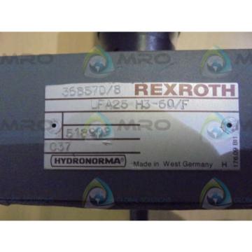 REXROTH Singapore India  LFA25H3-60/C  HYDRONORMA *NEW NO BOX*