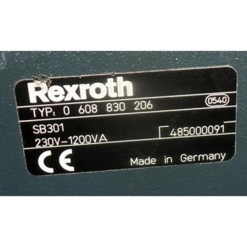 REXROTH Canada India SB301 230V-1200VA SERVO CONTROLLER SYSTEM 0 608 830 206