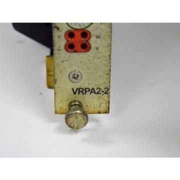 BOSCH Canada Japan REXROTH VT-VRPA2-2-10/V0/T5 HYDRAULIC AMPLIFIER CARD &amp; CARD HOLDER VRPA2-2