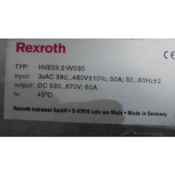 REXROTH INDRAMAT HVE032-W030 SERVO DRIVE Origin NO BOX