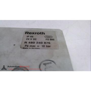 REXROTH India Singapore R 480 240 876, PNEUMATIC MANIFOLD END BLOCK, 24 VDC, 10 BAR #231346