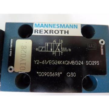 Mannesmann Rexroth 4WE6 Y2-61/EG24K4QMBG24 SO293 Spool Valve Position Monitoring
