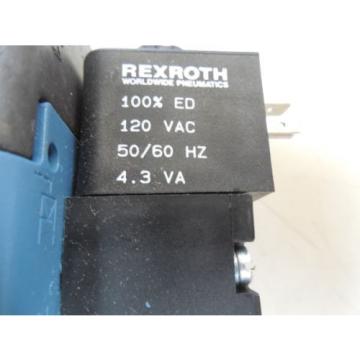 REXROTH CERAM VALVE R432006265 150 MAX PSI 120V COIL NIB