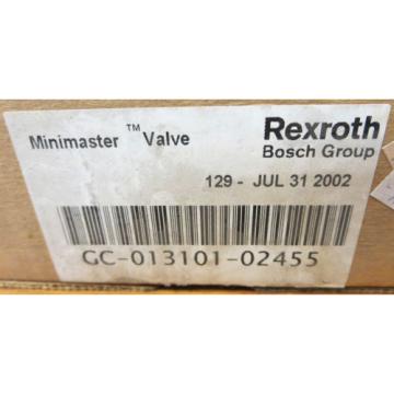 Rexroth GC 013101-02455 Minimaster Valve