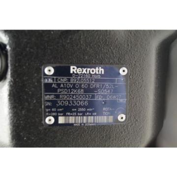 Rexroth Singapore Japan Hydraulikpumpe A10V060 DFR1/52L   Load sensing R902450037
