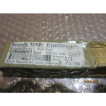Rexroth Mexico France Kugelschiene/ Ball Rail R160580431 (500mm) - unused