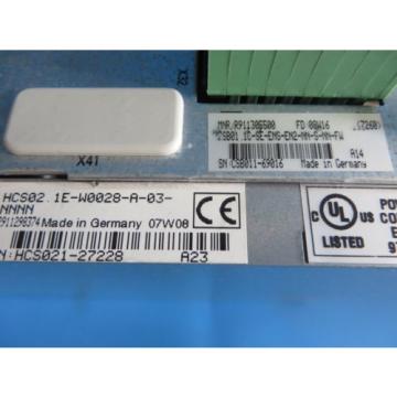 Rexroth Canada Japan IndraDrive C HCS02.1E-W0028-A-03-NNNN Drive Converter -  Unit1
