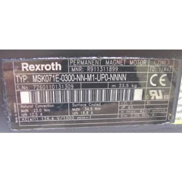 *NEW* Australia USA  REXROTH  PERM MAGNET MOTOR  MSK071E-0300-NN-M1-UP0-NNNN  60 Day Warranty!