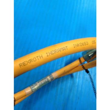USED REXROTH INDRAMAT IKG4009 CABLE ASSEMBLY INK0653 1 METER A15