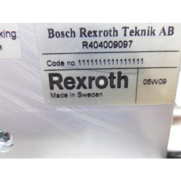 USED Bosch Rexroth R404009097 05W09 Valve Terminal System Module 261-510-010-0