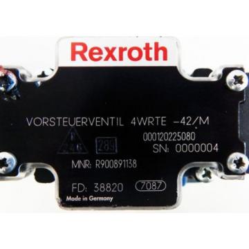 Rexroth Korea Canada 4WRTE-42/M R900891138 + 4WRTE 16 V1-200L-41 R900723643 -used-