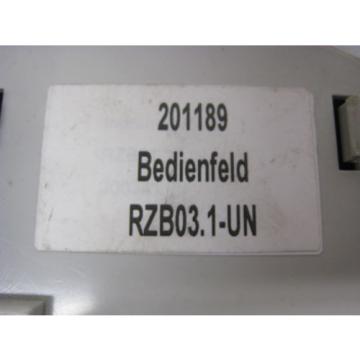 Rexroth China Canada Indramat RD REFU RZB03.1-UN 201189 Servo Drive Control Operator Panel