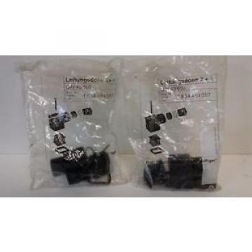 LOT Dutch Italy OF (2) NEW OLD STOCK! BOSCH REXROTH CONNECTOR KITS DIN-43-650 1-834-484-057