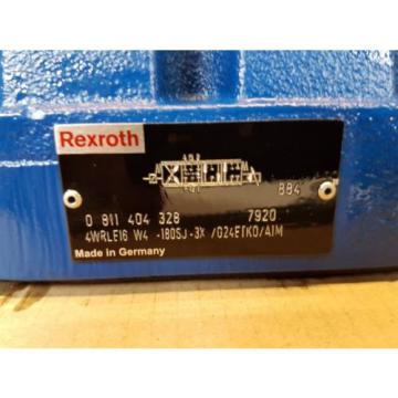Bosch Korea Korea Rexroth 4WRLE16-W4-180SJ-3X 0811404328 Directional Control Valve 24V New