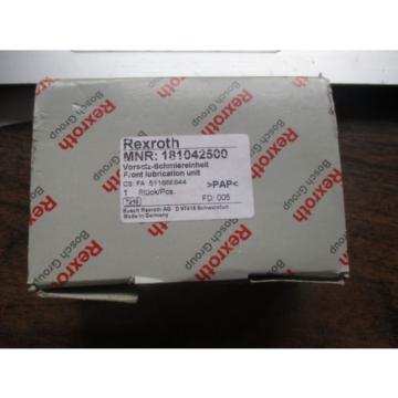 NEW Italy India REXROTH FRONT LUBRICATION UNIT 181042500