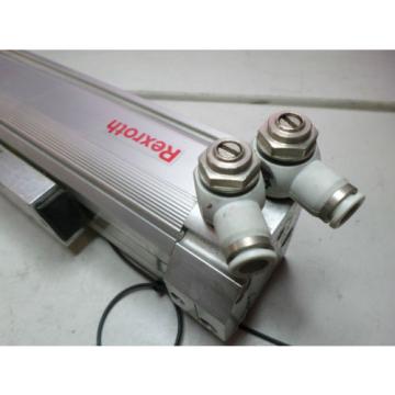 REXROTH RODLESS AIR CYLINDER - 40 bore x 370 - LINEAR ACTUATOR w/REED + FLOW sw