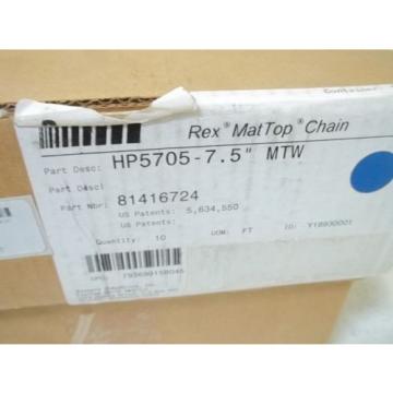 REXROTH China Korea HP5705-7.5&#034; MAT TOP CHAIN *NEW IN BOX*