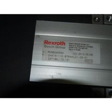 Rexroth France Dutch R036040000 CKK15-110 Slide Module